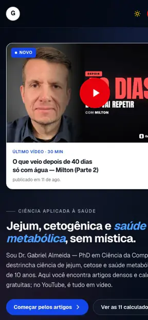 Dr. Gabriel Marchesan Almeida — Health Experiments — mobile